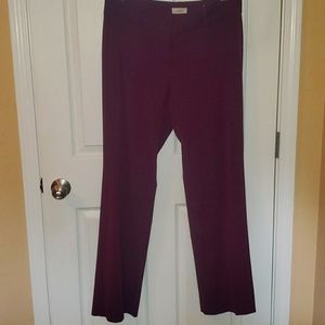 LOFT Original Pant Magenta  Size 10